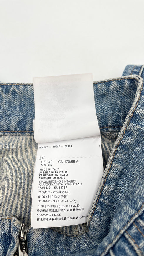 Gonna lunga in denim