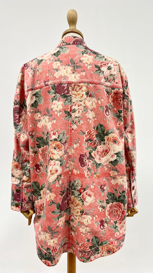 Abito in denim stampato