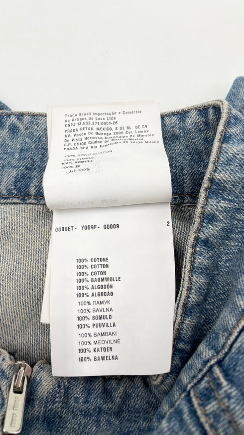 Gonna lunga in denim