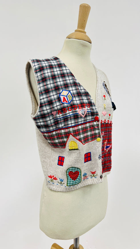 Gilet patchwork