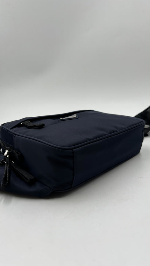 Marsupio nylon blu