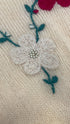 Maglione a fiori in lana