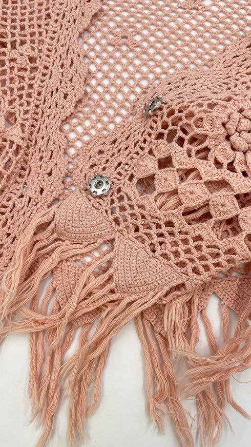 Cardigan crochet cropped