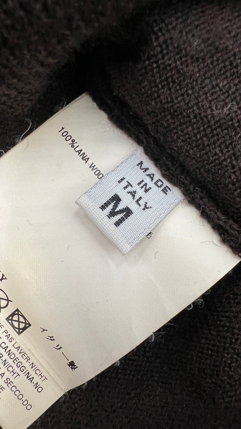 Maglione a V in lana