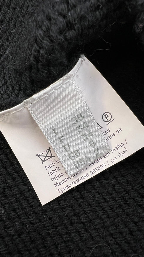 Maglione corto con merletto