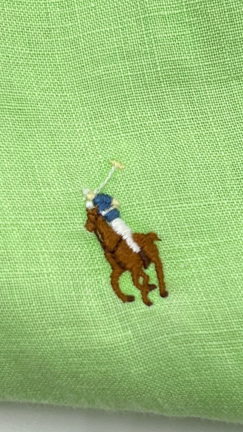 Camicia button-down in lino