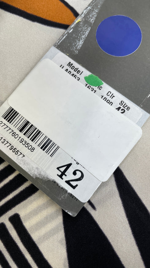 Abito midi seta stampata