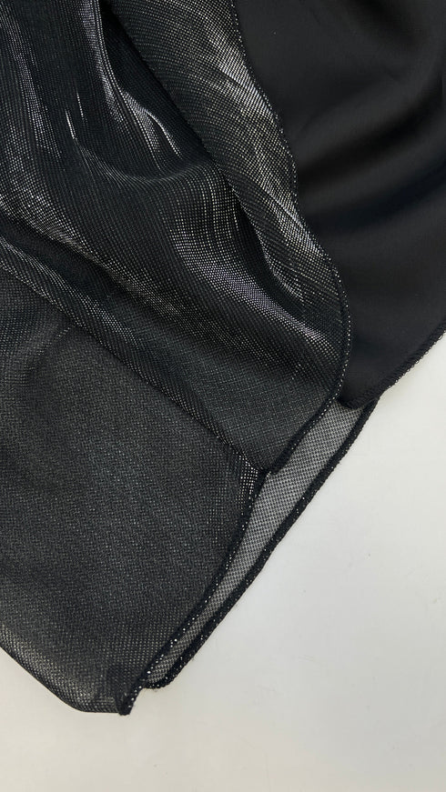 Abito corto argentato