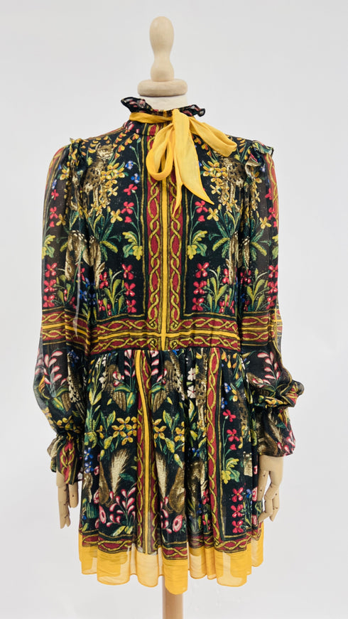 Abito corto stampa primavera