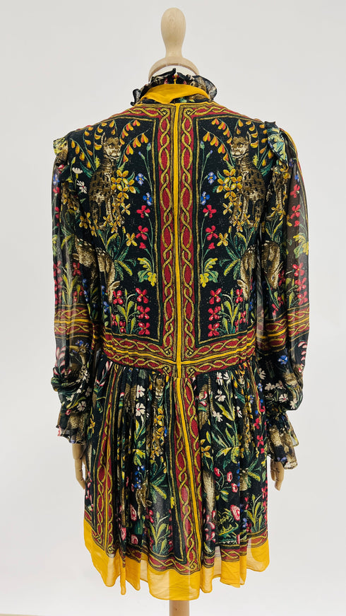 Abito corto stampa primavera