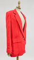 Blazer rosso sfoderato