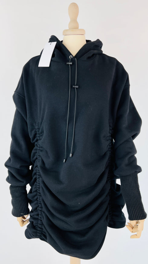 Abito felpa corto cartellino