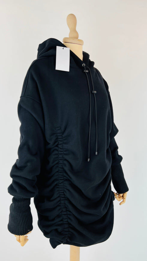 Abito felpa corto cartellino