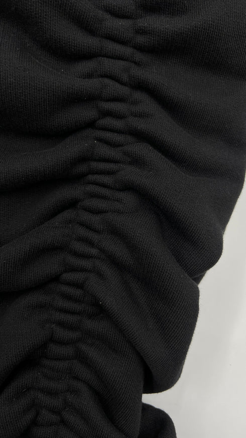 Abito felpa corto cartellino