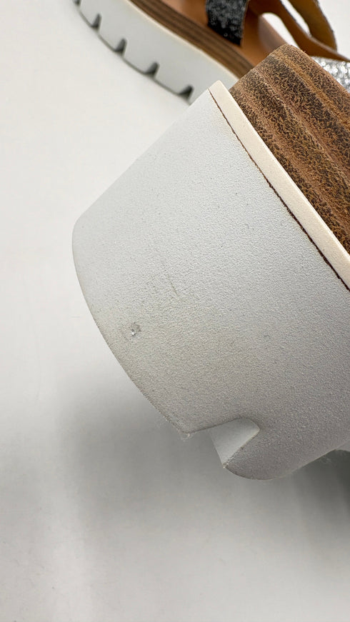 Sandalo platform glitter