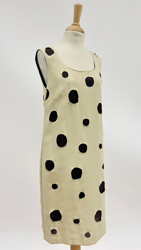 Abito midi cerchi cut-out