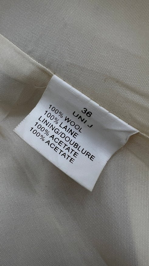 Gonna plissé in lana