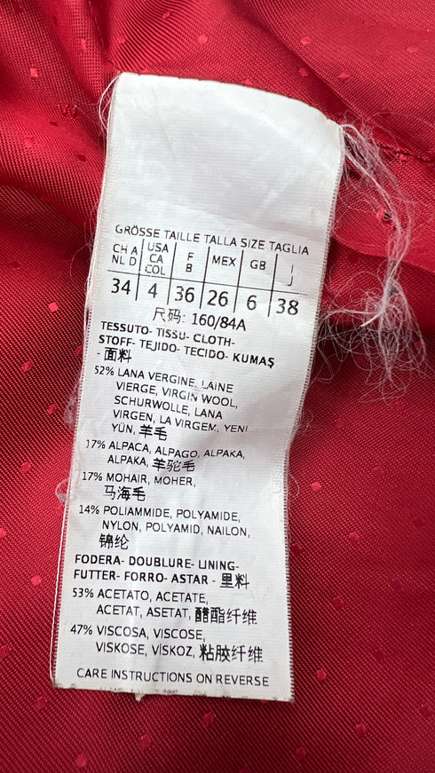 Cappotto a uovo fragola