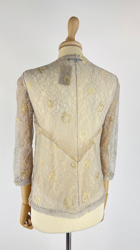 Top in pizzo lurex