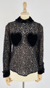 Top in pizzo con cuori