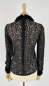 Top in pizzo con cuori