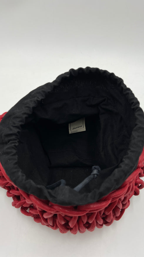 Borsa a spalla intrecciata