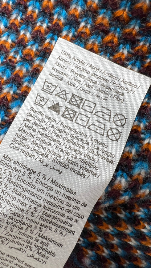 Maglia cropped tartan