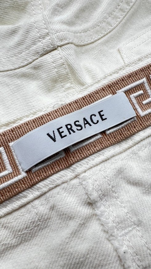 Pantaloni cinque tasche bianchi