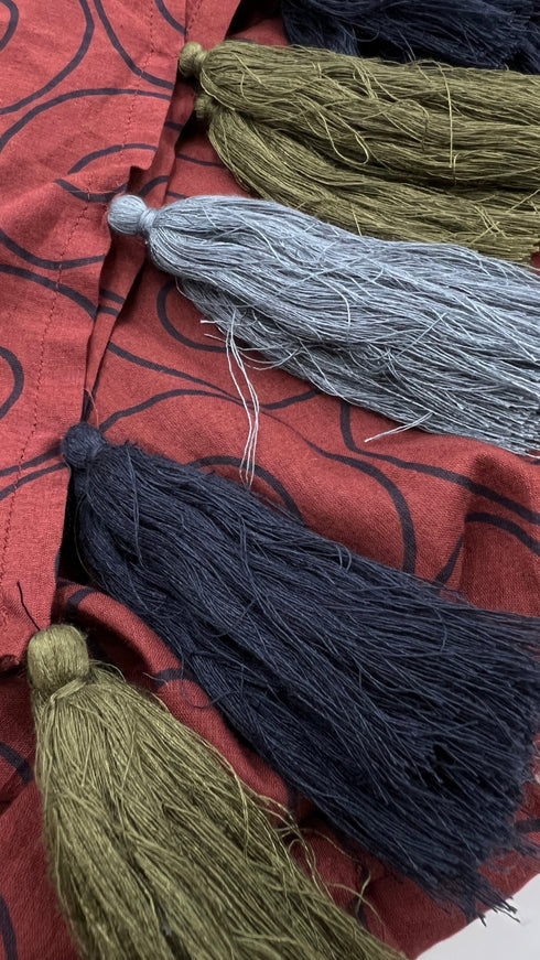 Kaftano cotone a cerchi