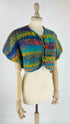 Cardigan cropped multicolor