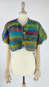 Cardigan cropped multicolor