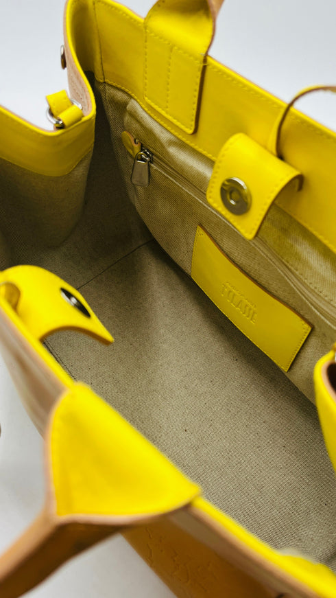 Borsa con stampa geografica