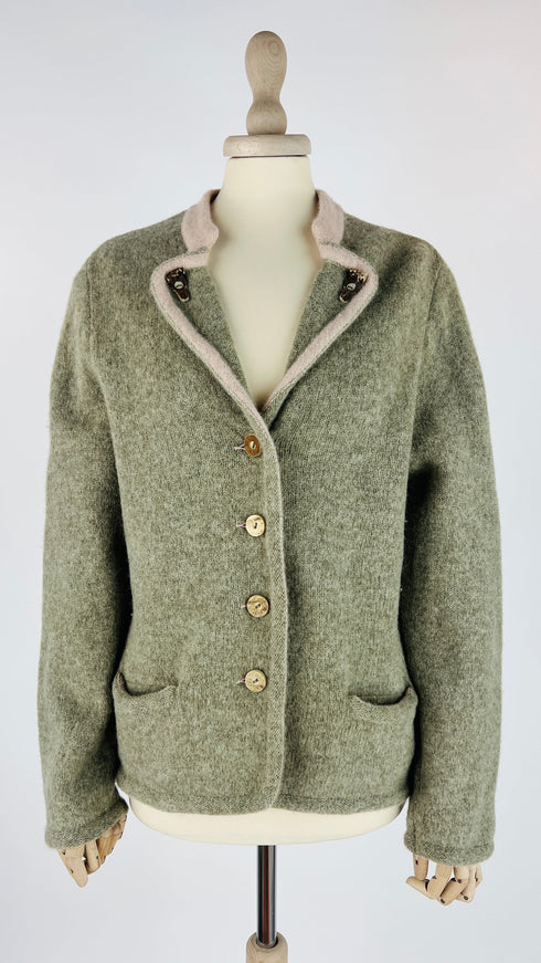 Blazer in maglia di lana