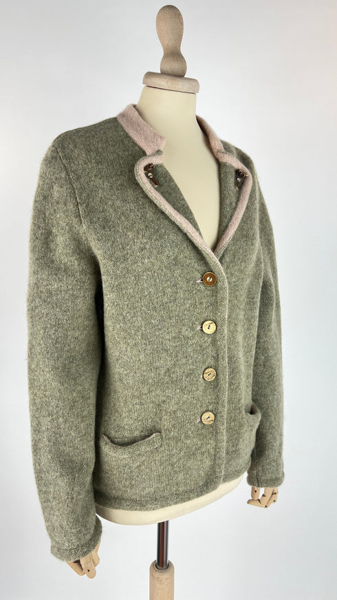 Blazer in maglia di lana