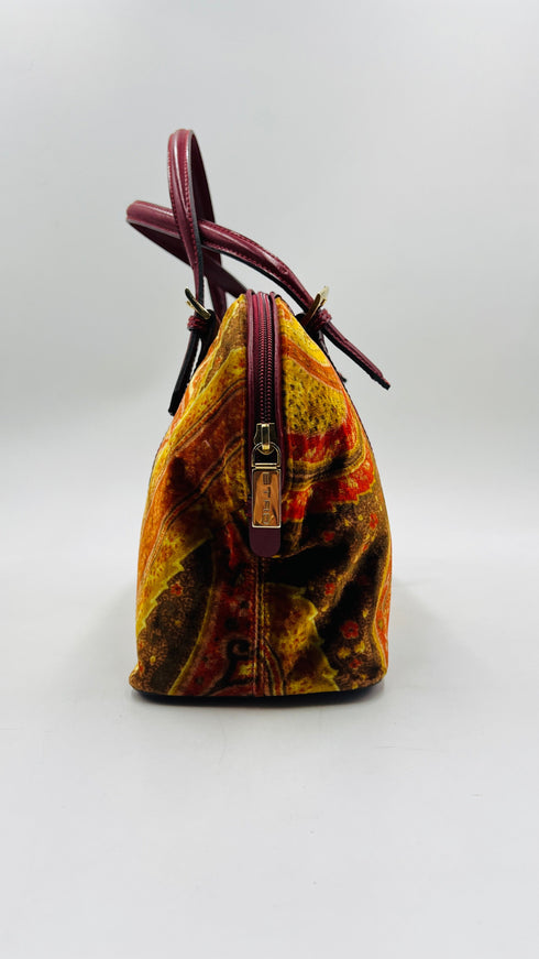 Borsa velluto fantasia