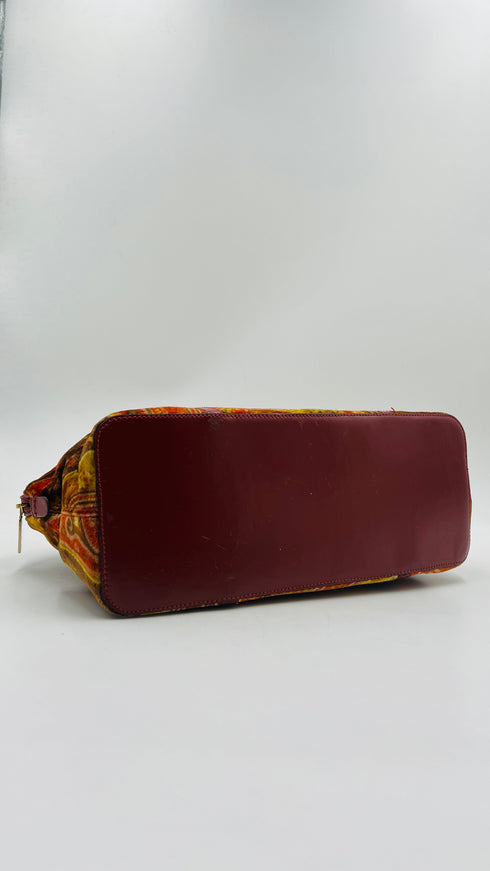 Borsa velluto fantasia
