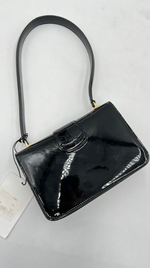 Borsa "Josephine" in vernice nera