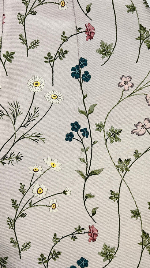 Shorts fiori jacquard