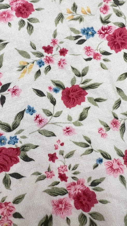 Shorts fiori all-over