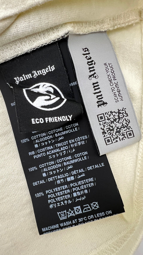 Smanicato cropped cotone