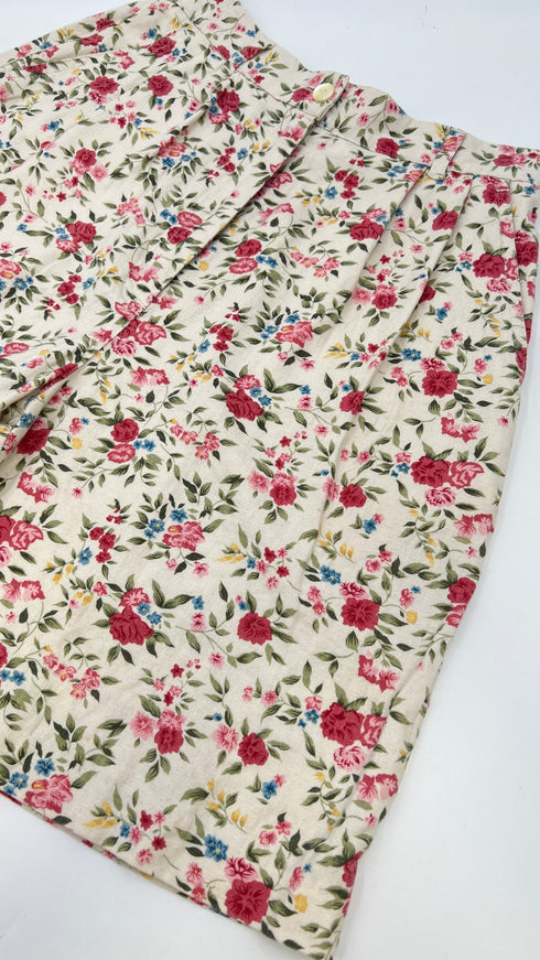 Shorts fiori all-over