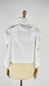 Camicia asimmetrica bianca