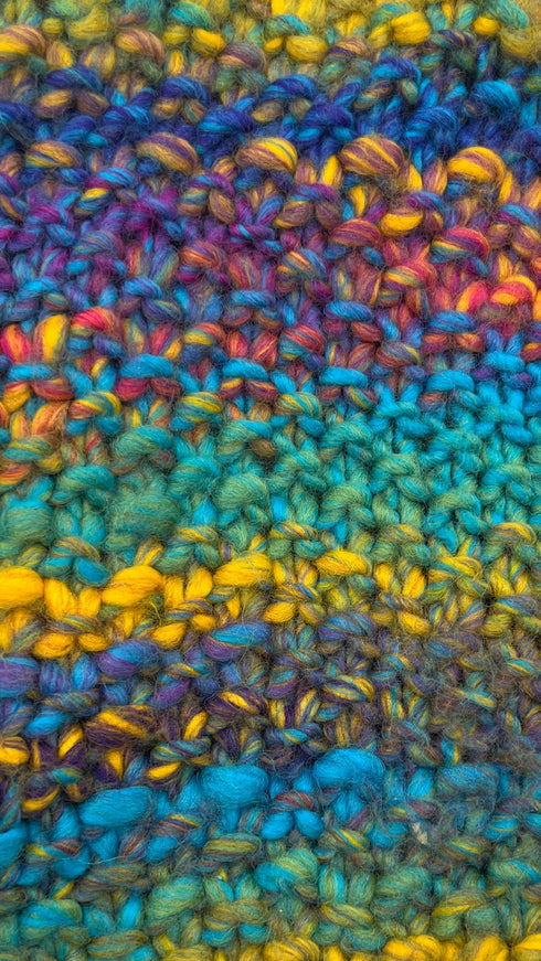 Cardigan cropped multicolor