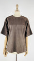 Top in suede