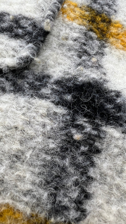 Soprabito bouclé tartan