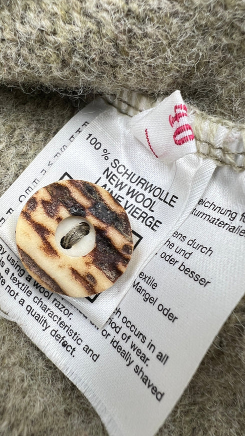 Blazer in maglia di lana