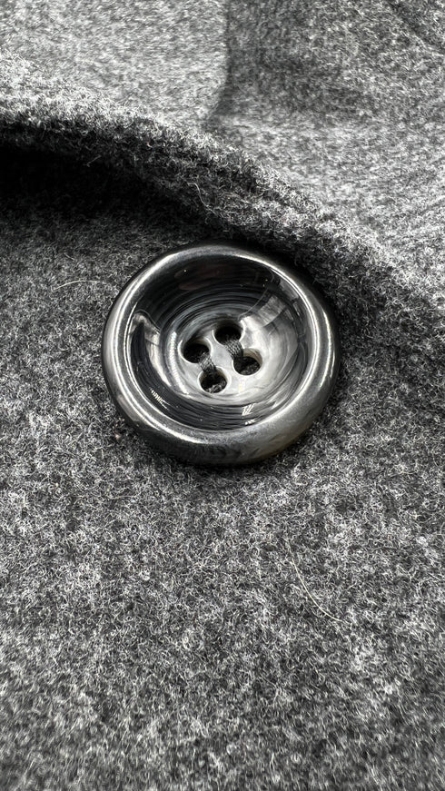 Cappotto in panno grigio