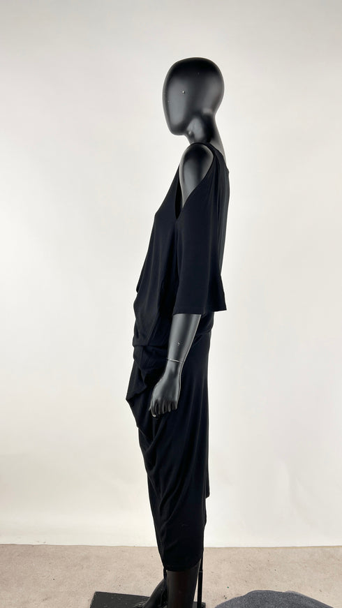 Abito midi cut-out