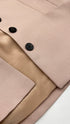 Gilet in seta con cintura