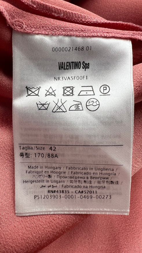 Abito corto scollo a fiocco